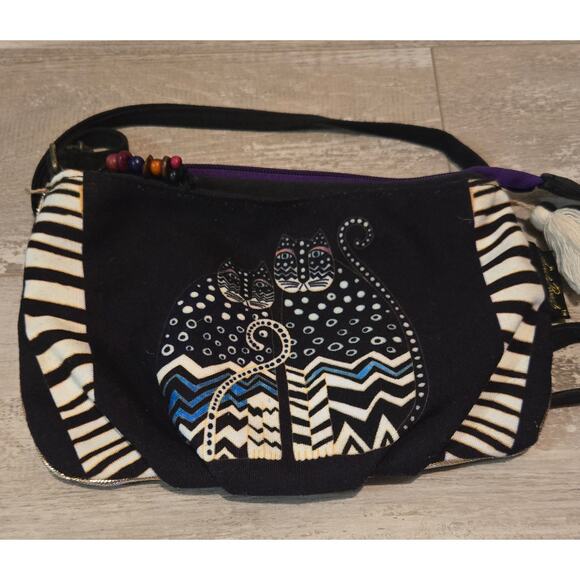 Larel Burch Feline Crossbody Bag with Stripe Ladies - Picture 7 of 11